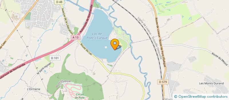 localisation de l'entreprise CAMPAGNE ET LOISIRS  PIERREFITTE-EN-AUGE