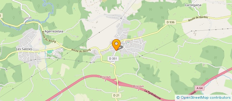localisation de l'entreprise CAMPAGNE ET SAVEURS à BRISCOUS