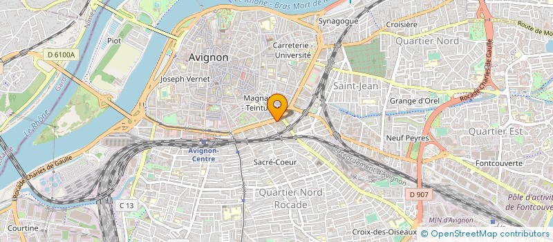 localisation de l'entreprise CAMPAGNE GIRAUD à AVIGNON