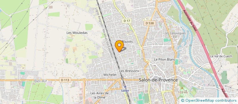 localisation de l'entreprise CAMPAGNE JEANNE à SALON-DE-PROVENCE