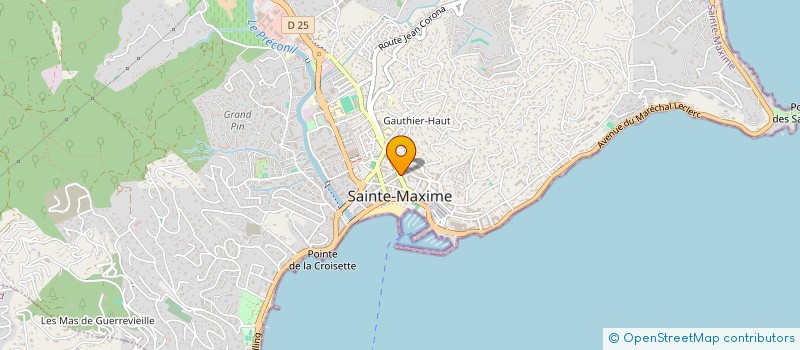 localisation de l'entreprise CAMPAGNE JF à SAINTE-MAXIME