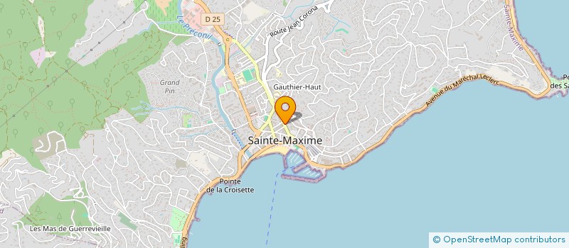 localisation de l'entreprise CAMPAGNE N à SAINTE-MAXIME