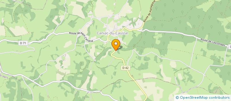 localisation de l'entreprise CAMPAGNE PLEIN AIR  CANIAC-DU-CAUSSE