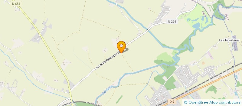 localisation de l'entreprise CAMPAGNE PREMIERE  SAINT-CLAR