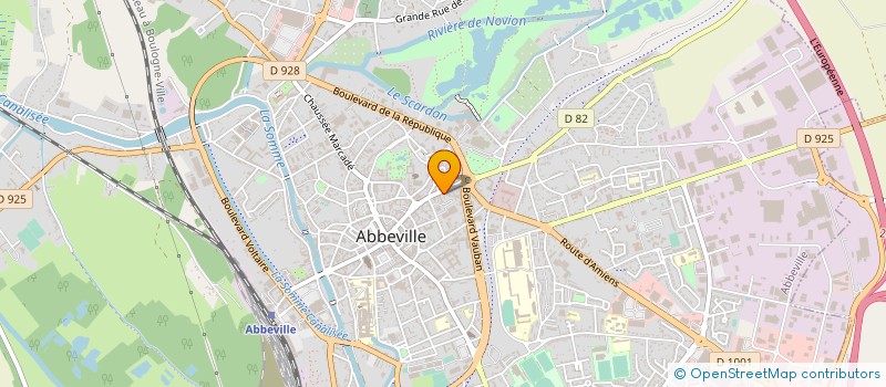localisation de l'entreprise CAMPAGNE URBAINE à ABBEVILLE