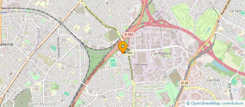 localisation de l'entreprise CAMPAGNERIE 72 à MARCQ-EN-BARŒUL