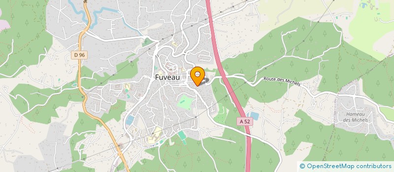 localisation de l'entreprise CAMPAGNES ET TERROIRS DE PROVENCE ET DES ALPES DU SUD  FUVEAU