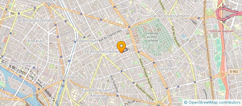 localisation de l'entreprise CAMPAGNES TV à PARIS