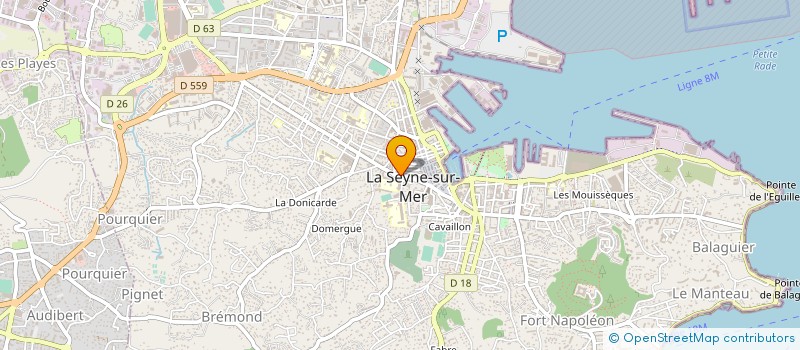 localisation de l'entreprise CAMPAGNIE DERNIER MELANGE à LA SEYNE-SUR-MER