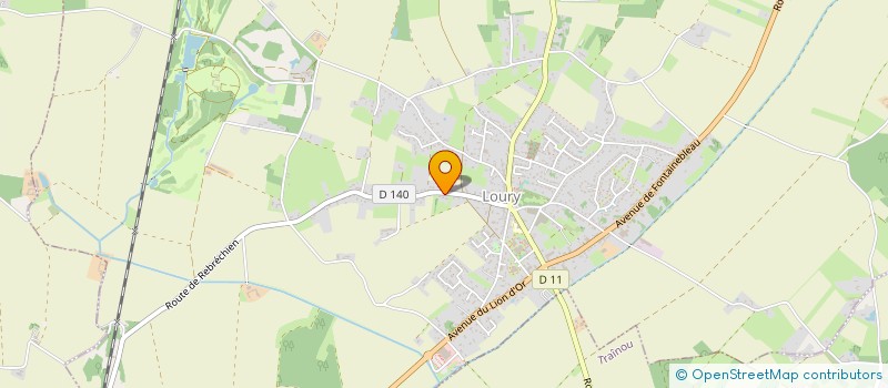 localisation de l'entreprise CAMPALO à LOURY