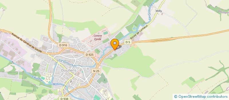 localisation de l'entreprise CAMPALOPE  DOULLENS