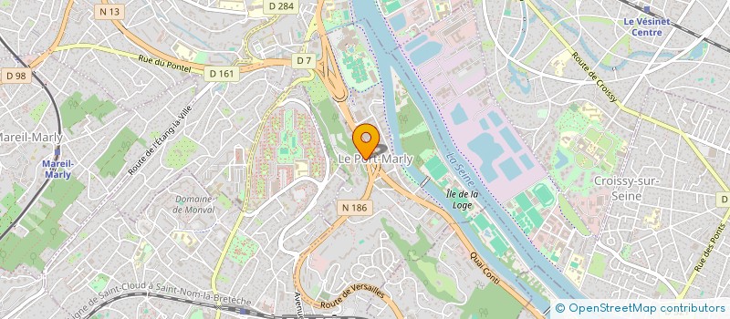 localisation de l'entreprise CAMPAN IMMO  LE PORT-MARLY