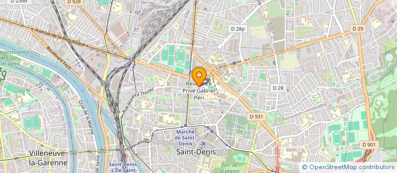 localisation de l'entreprise CAMPANA à SAINT-DENIS