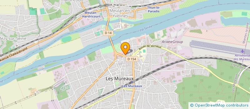 localisation de l'entreprise CAMPANA IMMO à LES MUREAUX