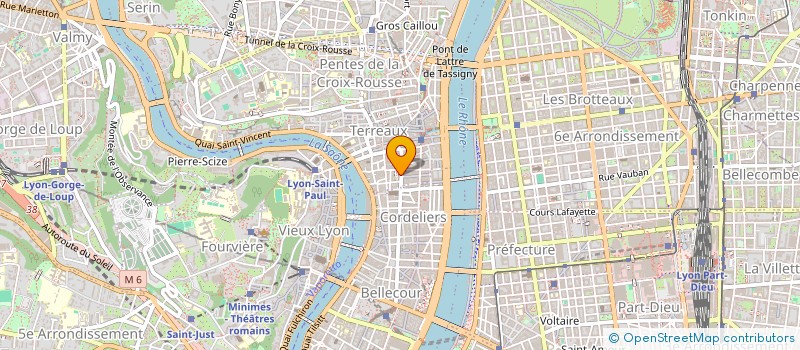 localisation de l'entreprise CAMPANA SPORTS à LYON 1ER