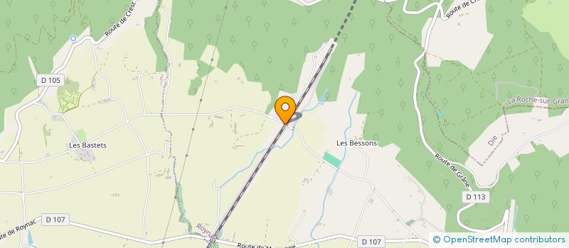 localisation de l'entreprise CAMPANE  ROYNAC