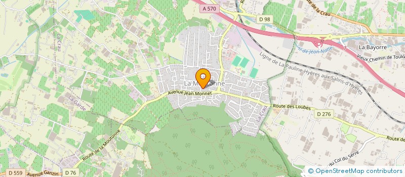 localisation de l'entreprise CAMPANES  LA CRAU