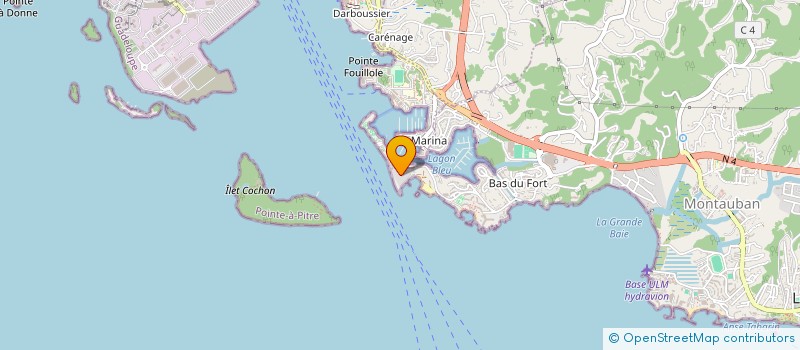 localisation de l'entreprise CAMPANULES  LE GOSIER