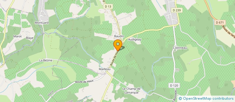 localisation de l'entreprise CAMPARIAN  CREON