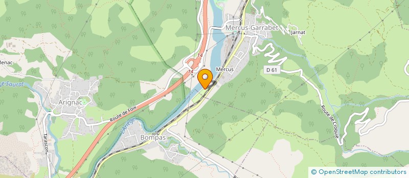 localisation de l'entreprise CAMPARIEGE à MERCUS-GARRABET