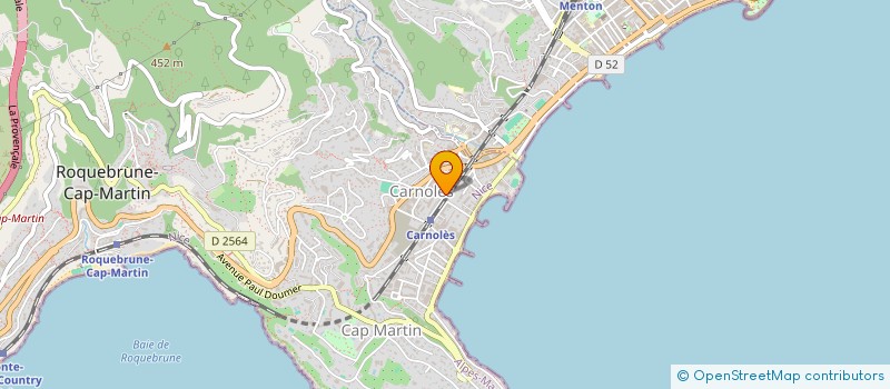 localisation de l'entreprise CAMPAS à ROQUEBRUNE-CAP-MARTIN