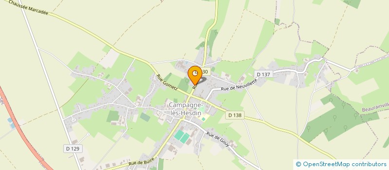 localisation de l'entreprise CAMPASHOP à CAMPAGNE-LES-HESDIN