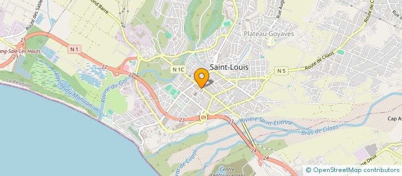 localisation de l'entreprise CAMPAYE TRAITEUR à SAINT-LOUIS