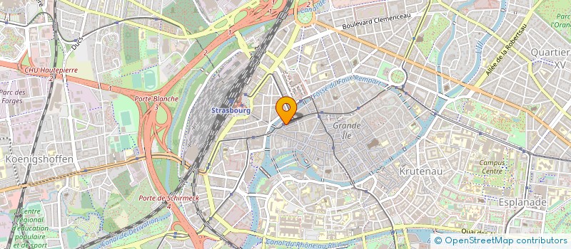 localisation de l'entreprise CAMPBELL ET MORIS à STRASBOURG