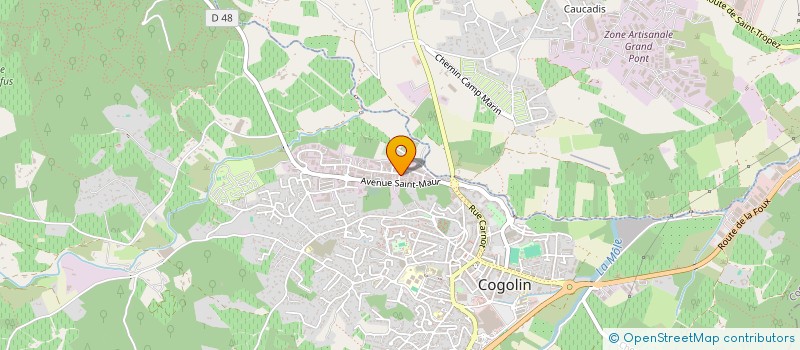 localisation de l'entreprise CAMPDO  COGOLIN