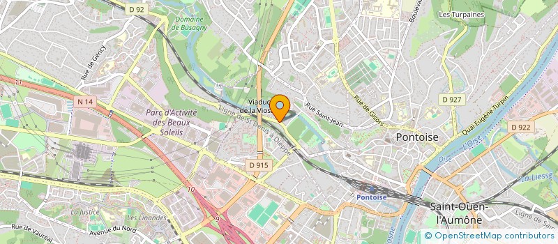 localisation de l'entreprise CAMPEA  PONTOISE