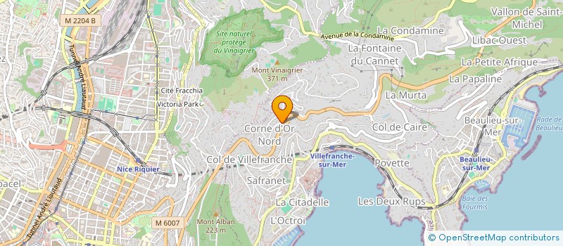 localisation de l'entreprise CAMPECO à VILLEFRANCHE-SUR-MER
