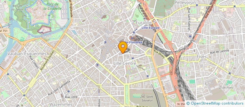 localisation de l'entreprise CAMPEL COMMUNICATION  LILLE