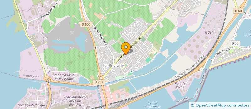 localisation de l'entreprise CAMPELLO  FRONTIGNAN