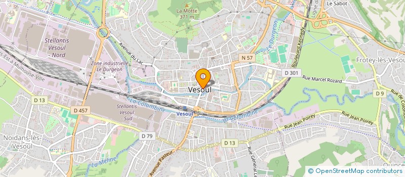 localisation de l'entreprise CAMPENET MC SARL  VESOUL