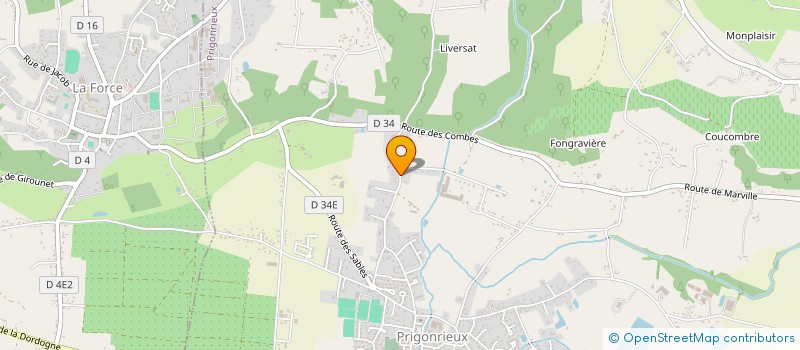 localisation de l'entreprise CAMPERGUE  PRIGONRIEUX