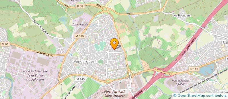 localisation de l'entreprise CAMPERI GINESTET à VENDARGUES