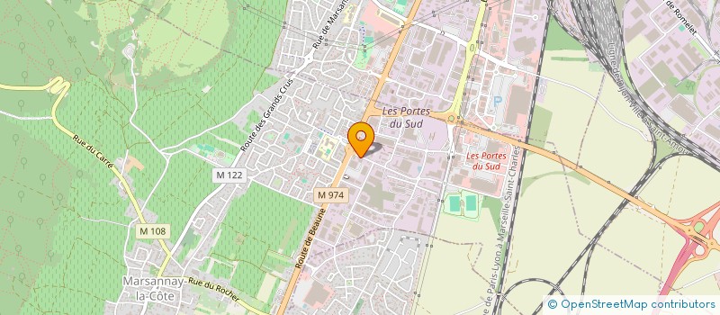localisation de l'entreprise CAMPEVENT SERVICES à MARSANNAY-LA-COTE