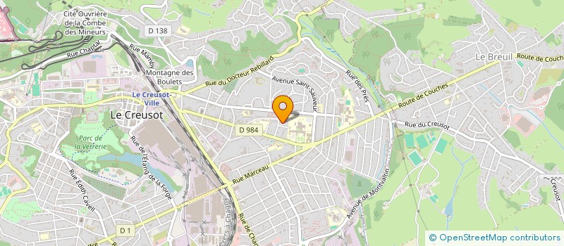 localisation de l'entreprise CAMPFIRE GEARS  LE CREUSOT