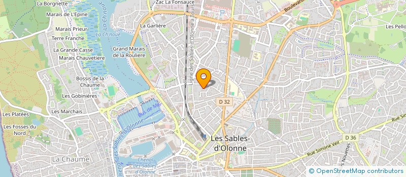 localisation de l'entreprise CAMPFORO à LES SABLES D'OLONNE