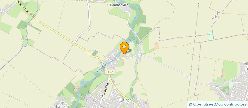 localisation de l'entreprise CAMPFRANC 38  CAIRON