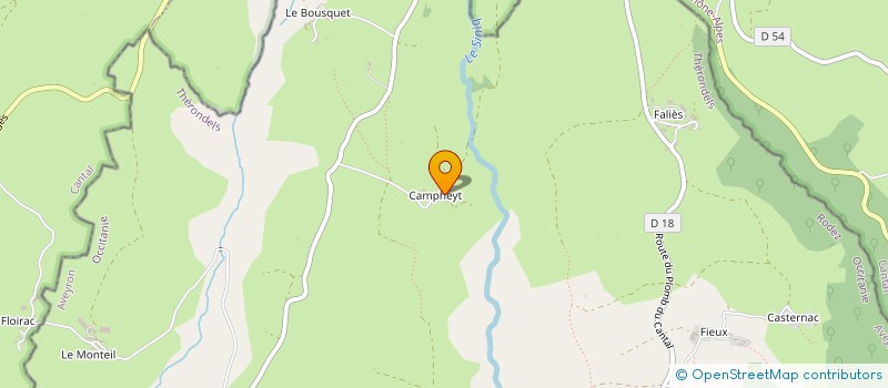 localisation de l'entreprise CAMPHEYT  THERONDELS