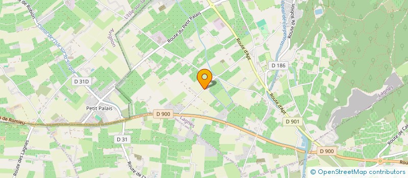 localisation de l'entreprise CAMPHOUX  LAGNES