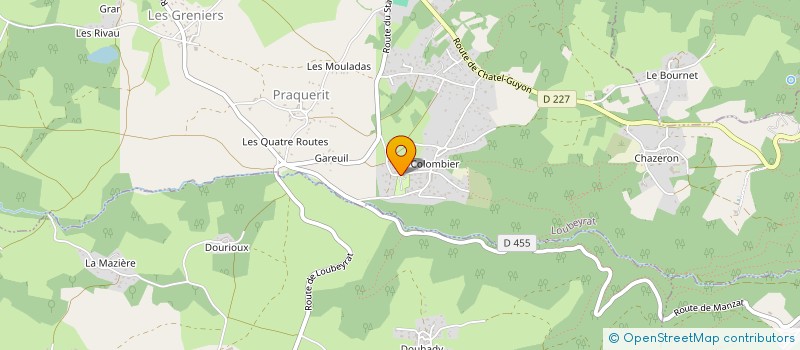 localisation de l'entreprise CAMPI-CO  LOUBEYRAT