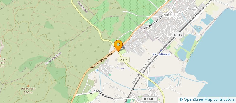 localisation de l'entreprise CAMPING ALTEA  VIC-LA-GARDIOLE