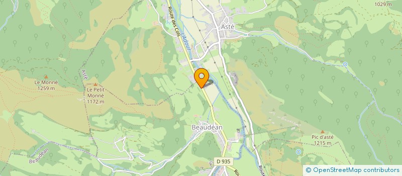 localisation de l'entreprise CAMPING ARRIOU  BEAUDEAN