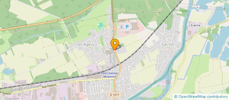 localisation de l'entreprise CAMPING AU BON ACCUEIL  PONT-SAINTE-MAXENCE