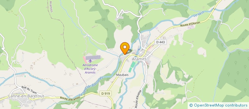 localisation de l'entreprise CAMPING BARETOUS BP  ARAMITS