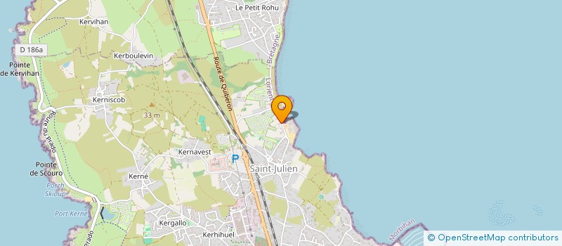 localisation de l'entreprise CAMPING BEAUSEJOUR à QUIBERON