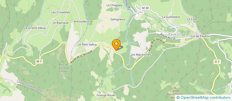 localisation de l'entreprise CAMPING BEL'EPOQUE DU PILAT  PELUSSIN