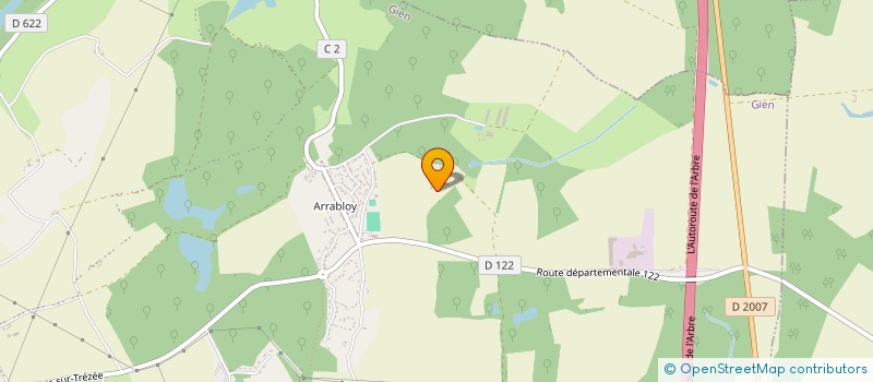 localisation de l'entreprise CAMPING BOIS-GIRAULT  GIEN